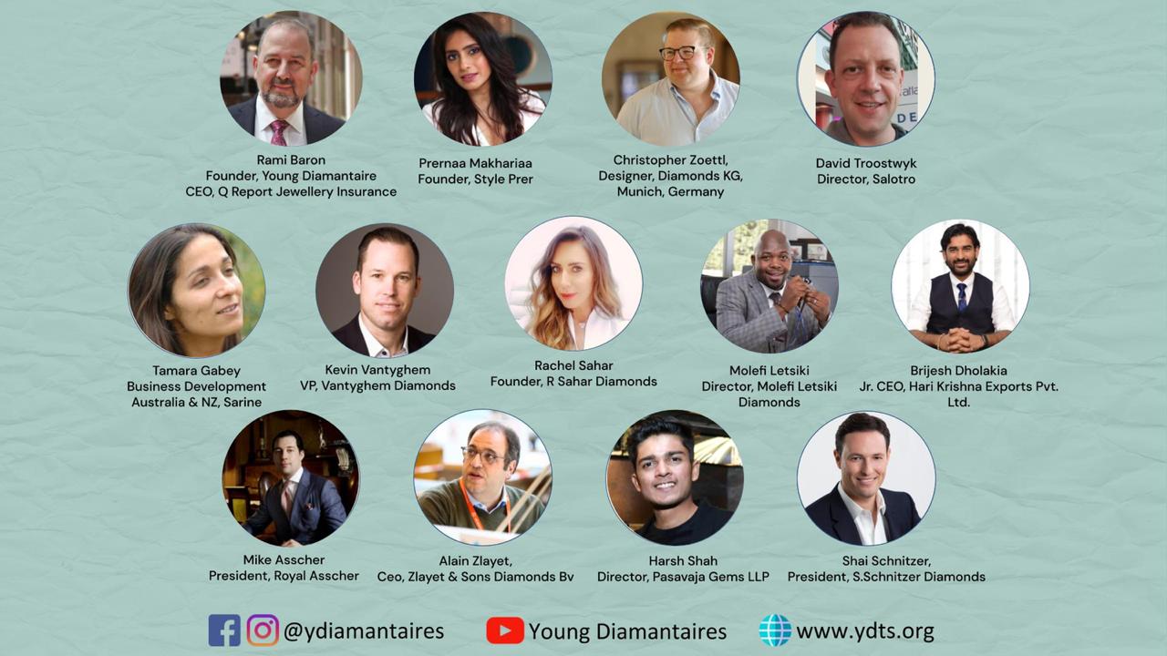 Young Diamantaires At First Virtual 39th World Diamond Congress